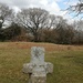 Day 18 One of the two granite crosses on Whitchurch Down.  by jennymdennis