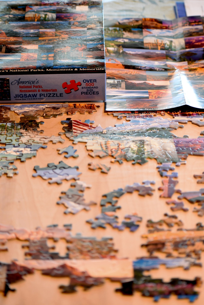 500+ Piece Jigsaw Puzzle by bjywamer