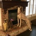 Dori loves the fireplace  by samae