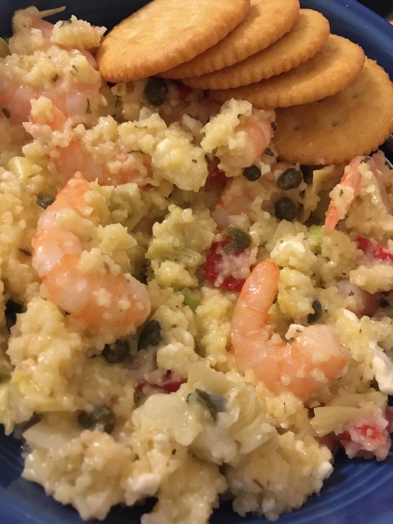 shrimp salad with couscous by wiesnerbeth