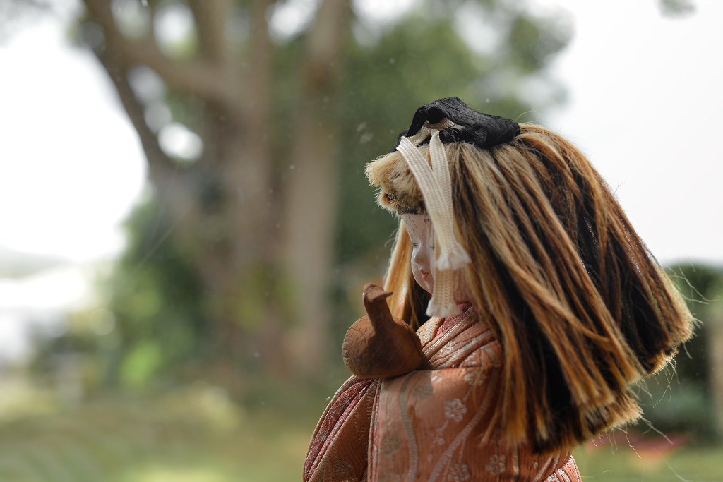 Day 5 Japanese dolls - enjoying the fresh air by jeneurell