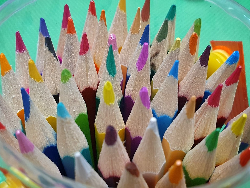 pencil crayons by isaacsnek