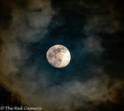 5th Apr 2020 - Moon on a cloudy night.