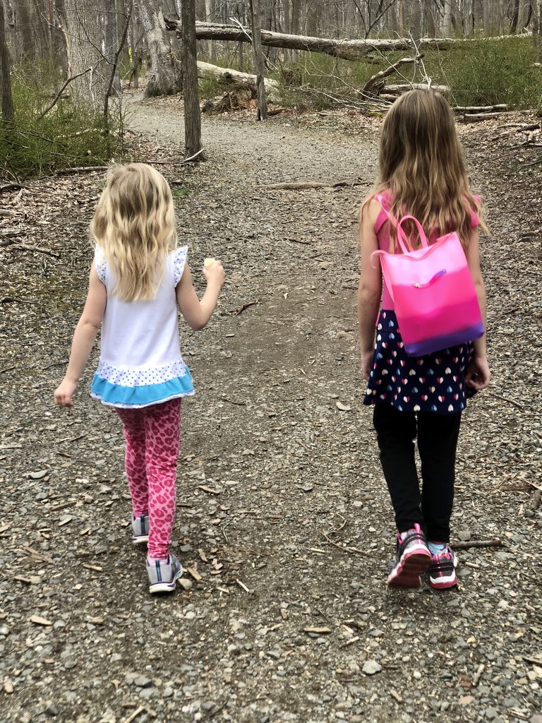 Our daily walks are getting longer. Adalyn needed to bring provisions  by mdoelger