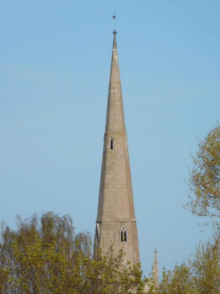 Thought I would take a rest from flower shots! It occured to me what great skill and courage it took to build this spire - truly "inspiring" by 365anne