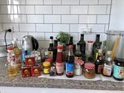 10th Apr 2020 - Pantry cleaning phase one condiments shelf