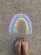 11th Apr 2020 - Rainbows and Dirty Feet