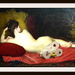 parody of the "odalisque" by summerfield