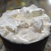 Coffie with fresh whipped cream by homeschoolmom