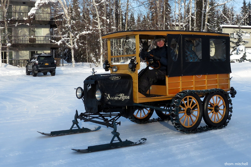 Ford Model T Snow Flyer by rhoing