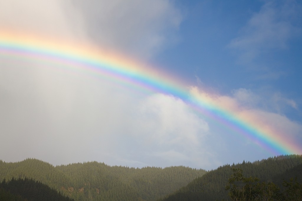 Fleeting rainbow by kiwinanna