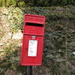 red and white letter box by anniesue