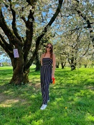 16th Apr 2020 - Léa and the cherry trees. 