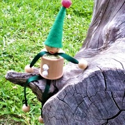 16th Apr 2020 - GREEN 3 Cotton reel figure