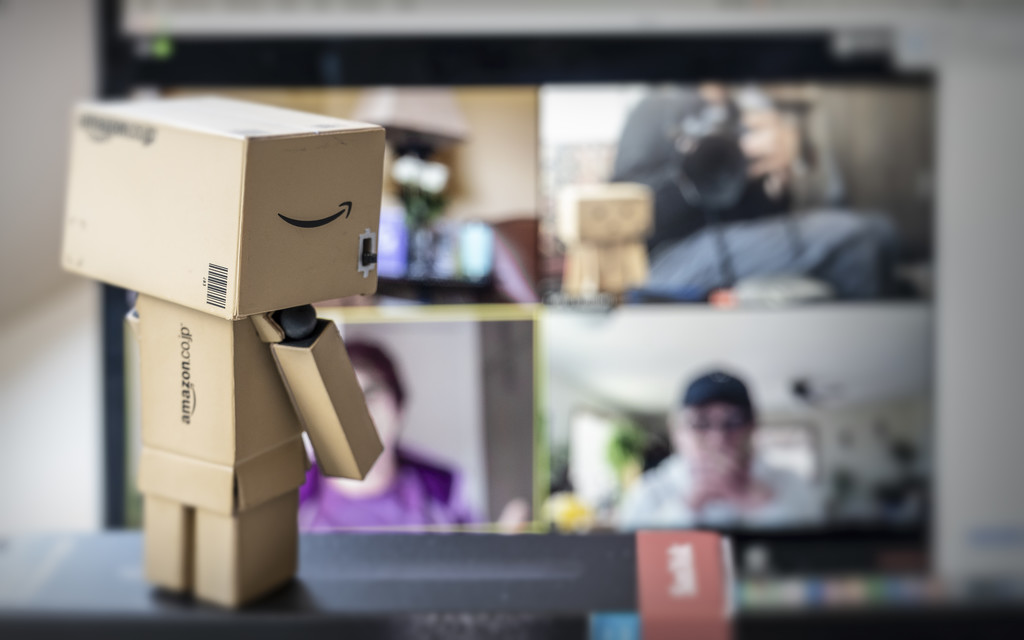 Danbo Works to Stay Connected by taffy