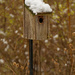 birdhouse with a snow roof by rminer