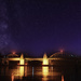 Starry Night Over the Bridge by jgpittenger