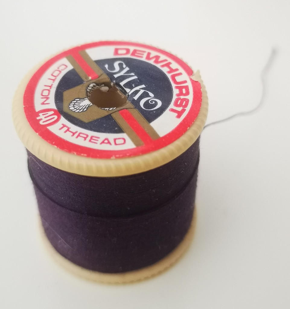 Cotton Sewing Thread ~ indigo  by plainjaneandnononsense