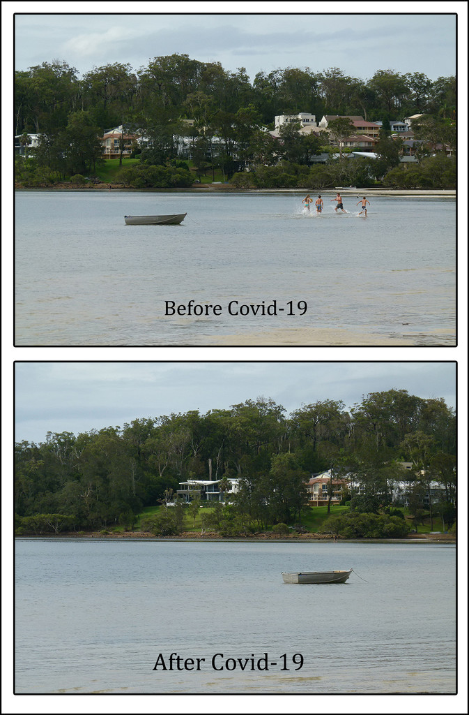 Before and After Covid-19 by onewing