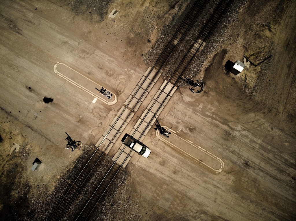 Railroad crossing by jeffjones