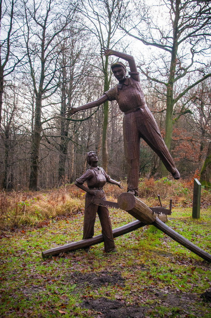 sculpture in the forrest by sjc88
