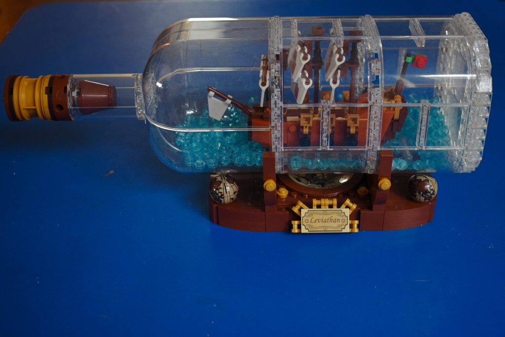 LEGO Ship in a Bottle by bjywamer