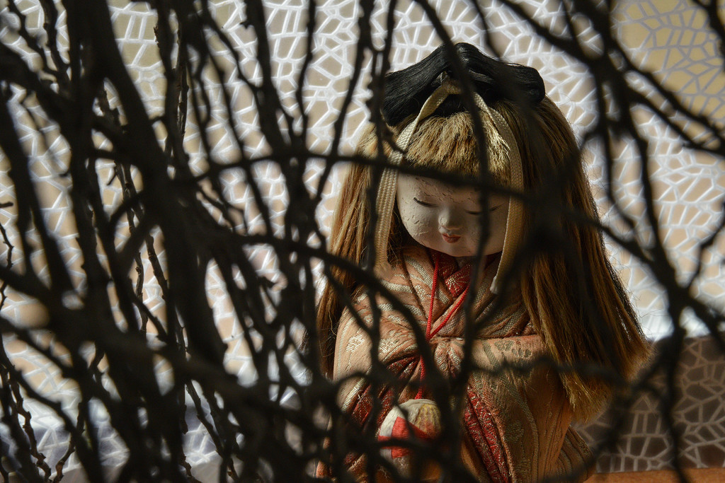 Day 25 Japanese dolls - Contemplation by jeneurell