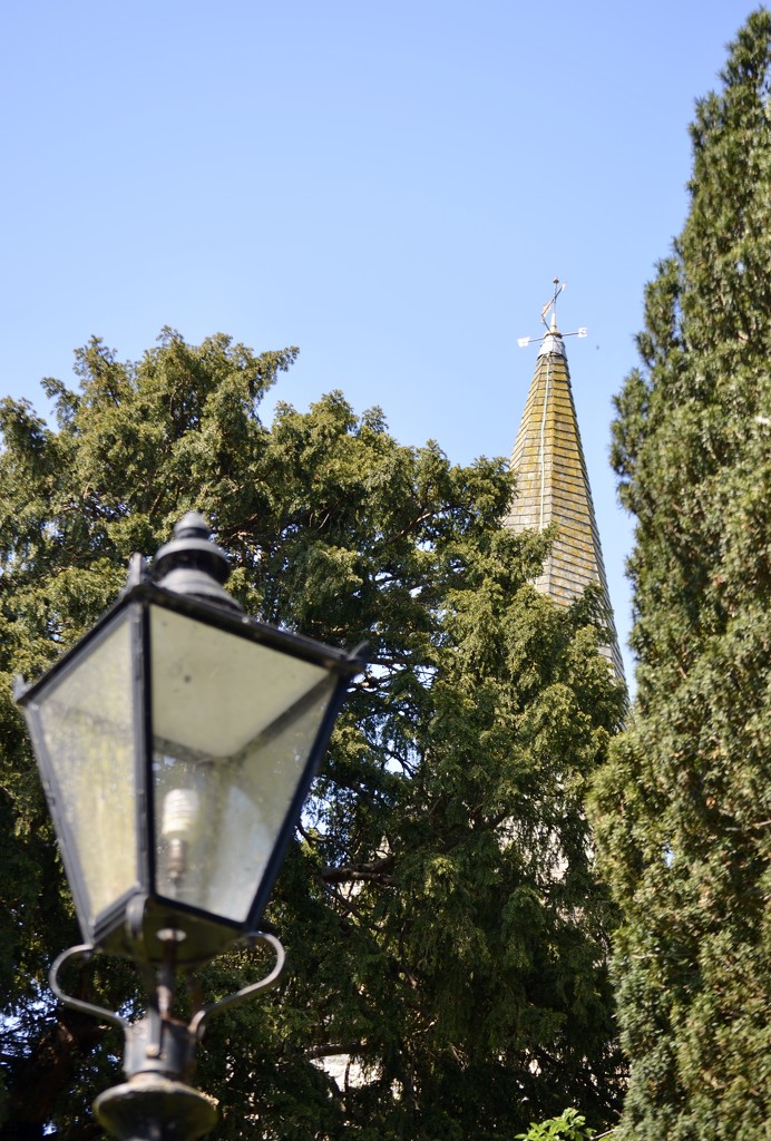 Church spire by wakelys