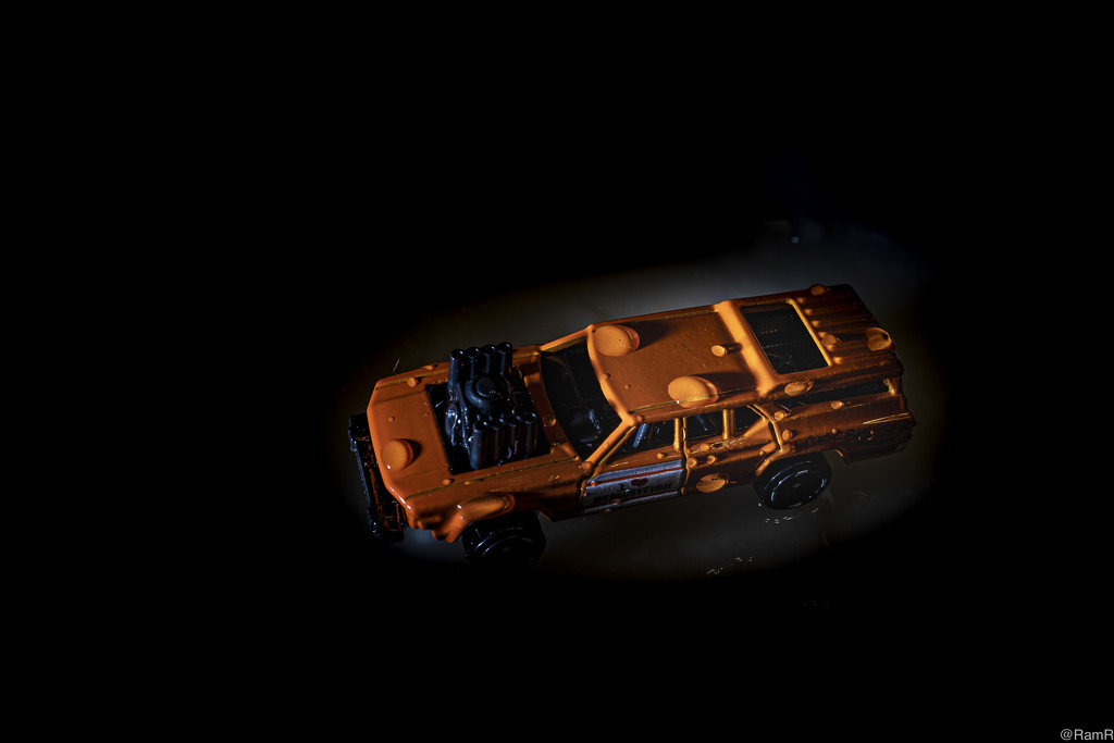 Orange Station Wagon in the light by ramr