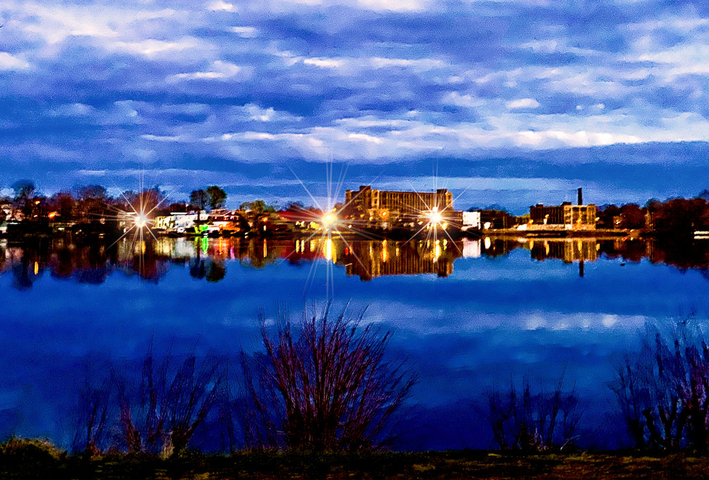 Full Picture of No 1 pond at sunset by joansmor