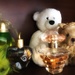 teddy bears and perfume bottles by amyk