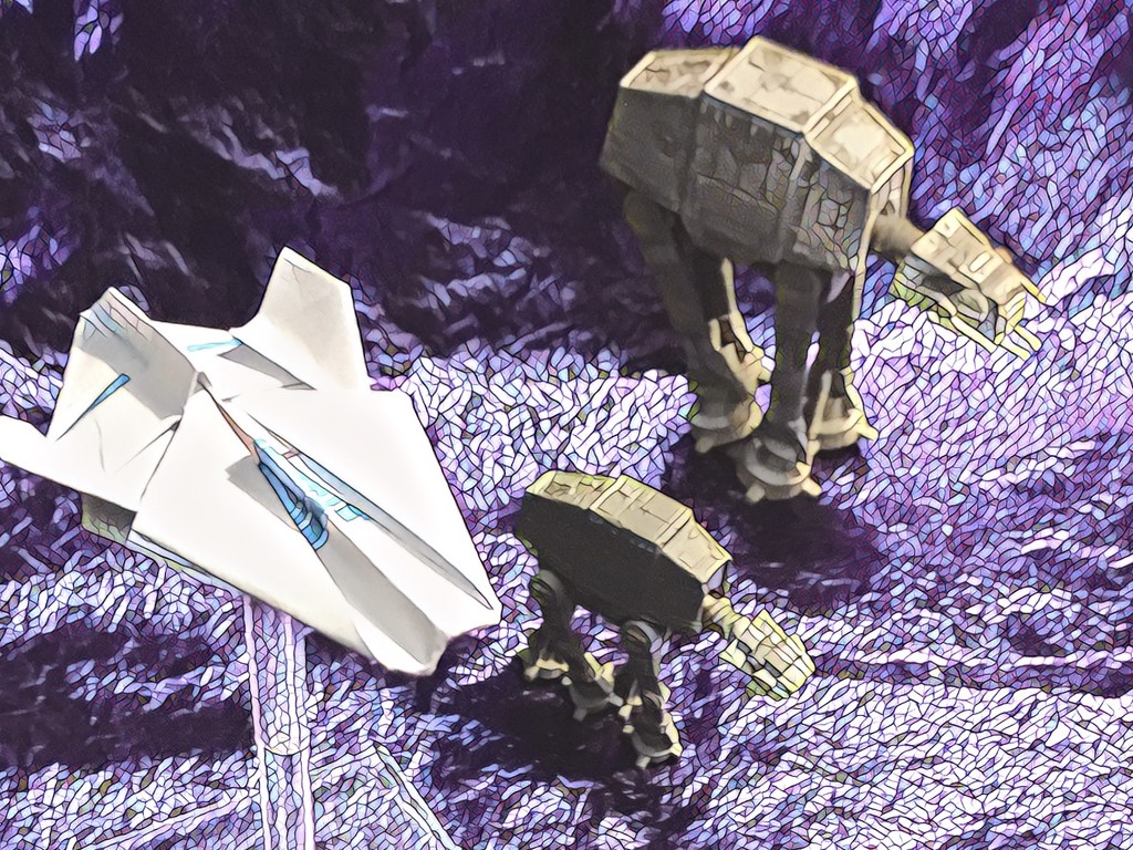 A Wing Fighter: Star Wars Origami by jnadonza