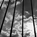 Sky behind a gate by isaacsnek