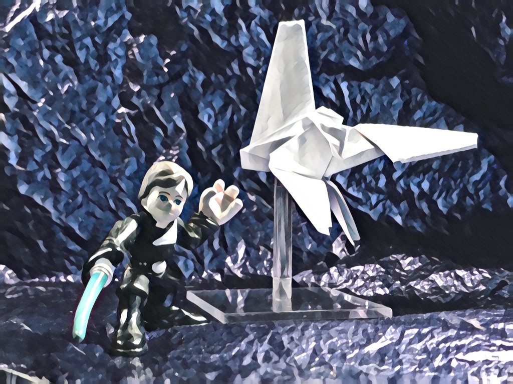 Lambda Shuttle: Star Wars Origami  by jnadonza