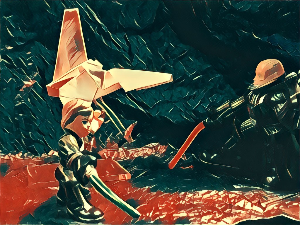 Battle Return of Jedi: Star Wars Origami  by jnadonza