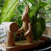 Wooden toy bunny by applegater