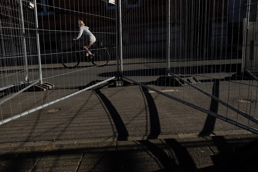 Biker and barriers by vincent24