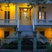 Front entrance to an elegant old home in the historic district of Charleston by congaree