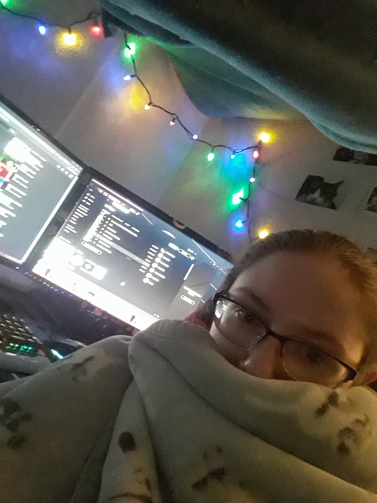 I tried to make a fort for my computer by digitalfairy