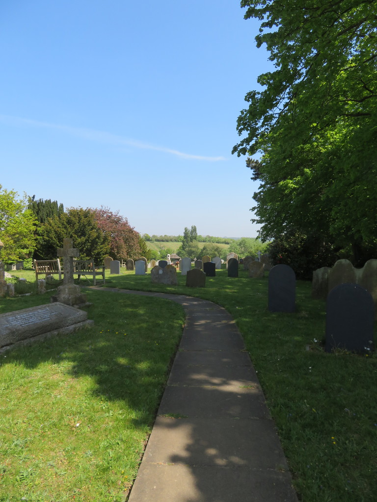 View from the churchyard by lellie