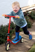 13th May 2020 - .....and Rafferty has learnt how to scoot!