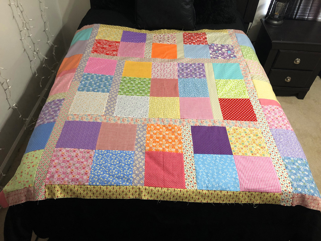Full size quilt top by homeschoolmom