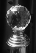 11th May 2020 - Bedpost Crystal ~ b&w
