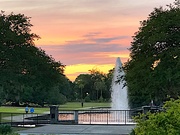 14th May 2020 - Fountain at our city park at sunset.