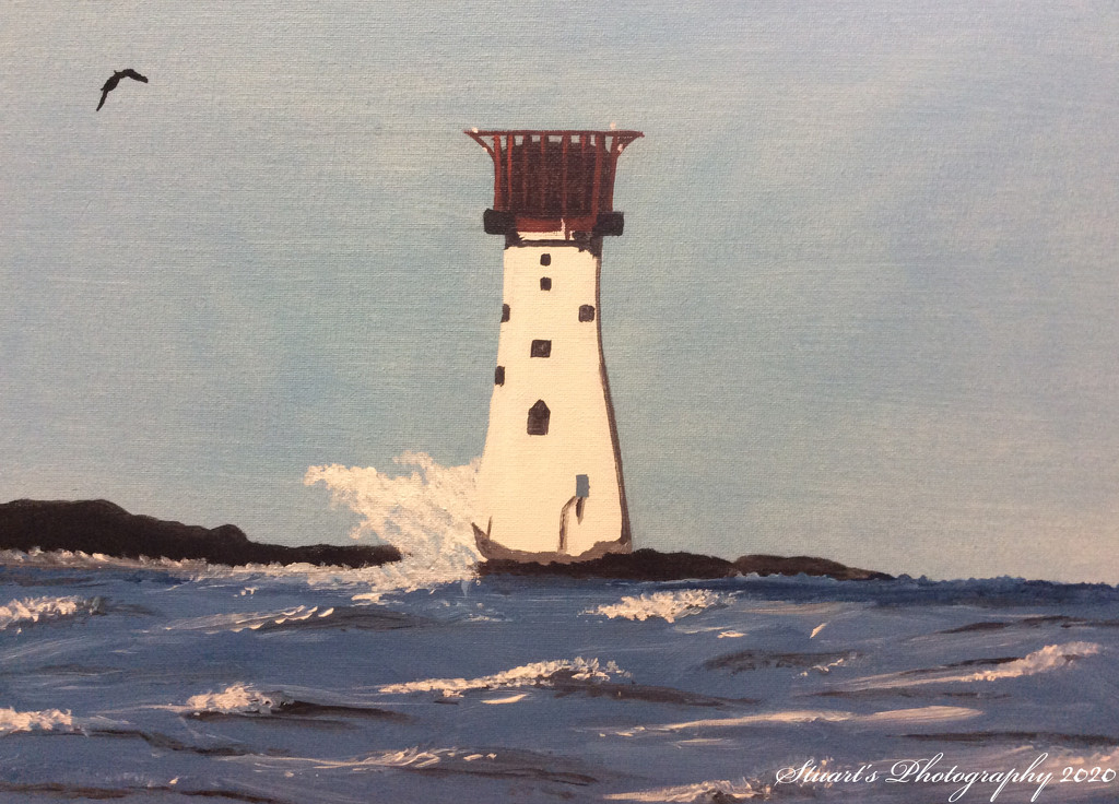 The Smalls Lighthouse (painting) by stuart46