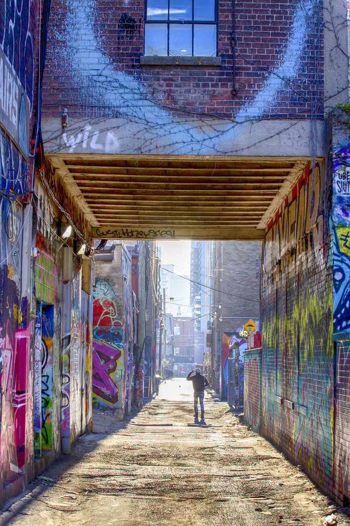Graffiti-Alley Toronto  by pdulis