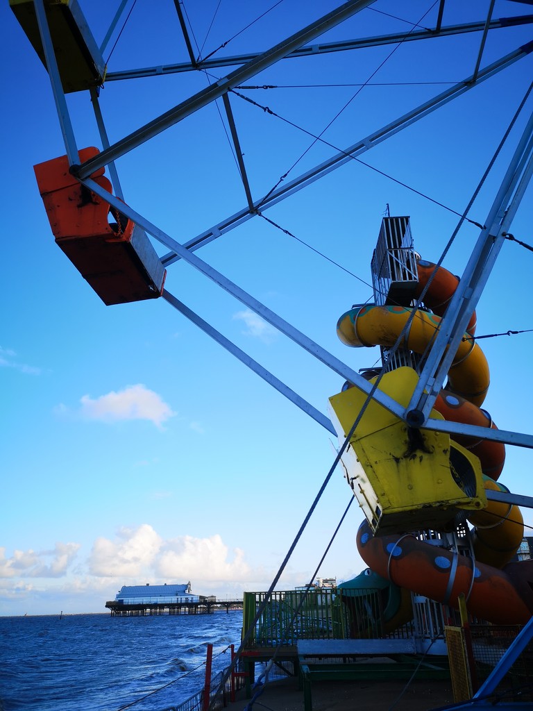 Cleethorpes Pier and Rides  by plainjaneandnononsense