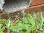 28th May 2020 - Raindrops Falling Out of Waterspout 