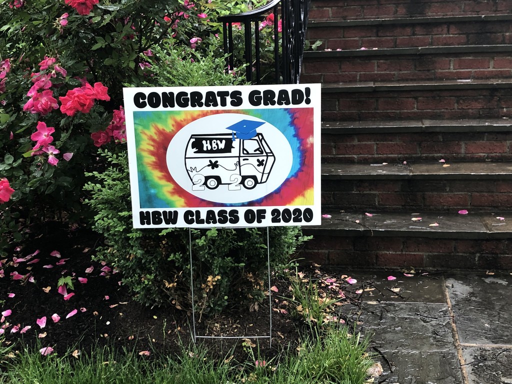 2020 HS Graduation yard sign by jbritt