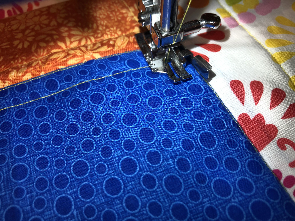Quilting a Square by homeschoolmom